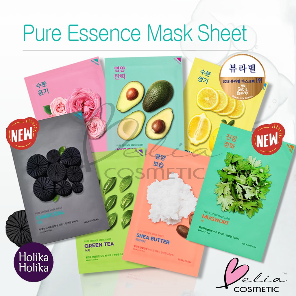 Holika Holika Pure Essence Mask Sheet || Sheet Mask yang Bagus