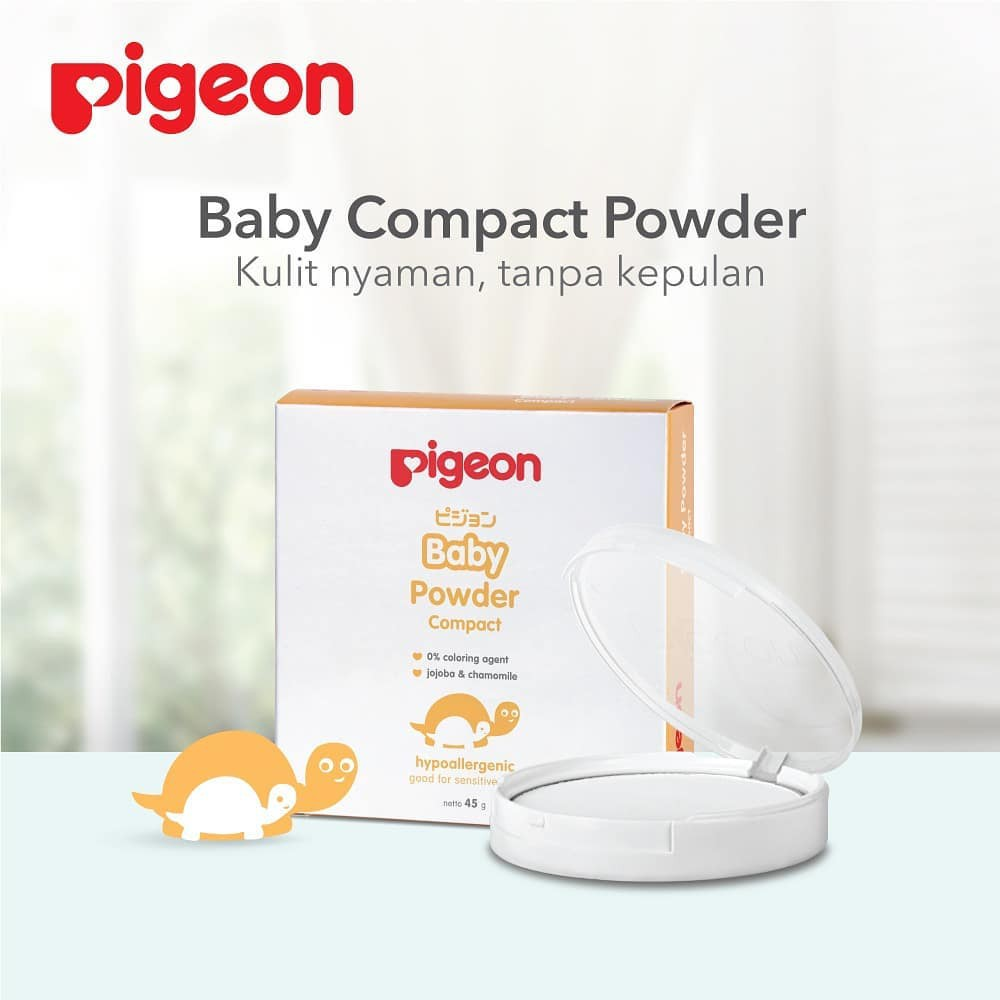Pigeon Face Compact Powder || Produk Kosmetik Merek Pigeon Terbaik
