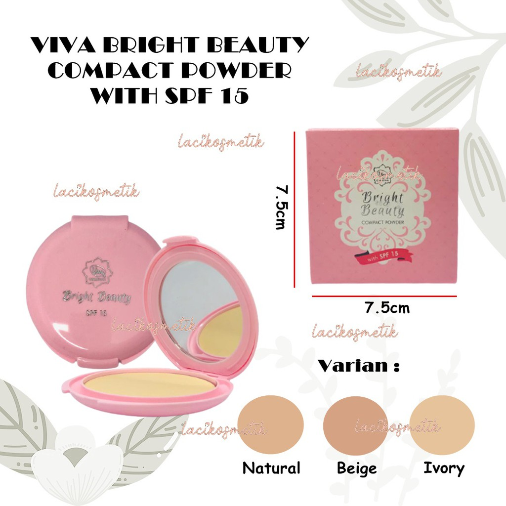 Viva Bright Beauty Compact Powder || Bedak Yang Aman Untuk Anak Dan Remaja