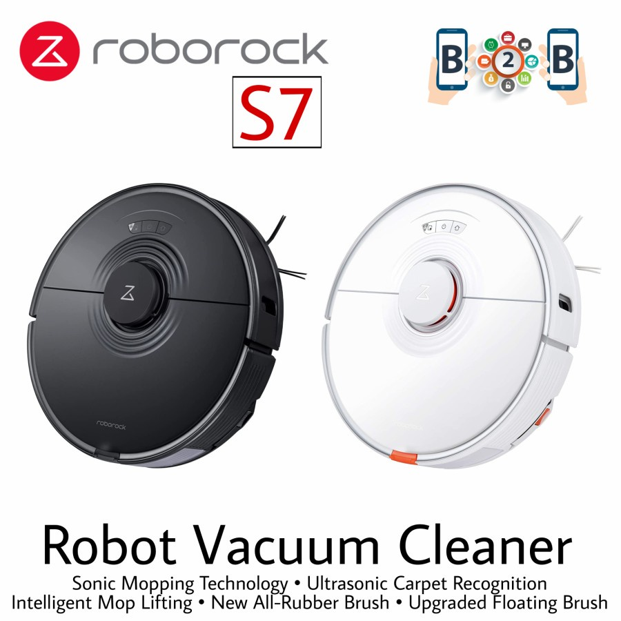 Roborock S7 Robot Vacuum With Mop || Merk Robot Vacuum Cleaner Murah Terbaik