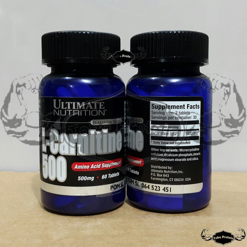 Ultimate Nutrition-L-Carnitine 500 mg || Suplemen Fat Burner Terbaik