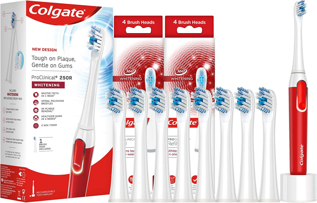 Sikat Gigi Elektrik Terbaik Colgate® ProClinical® 250r Electric Toothbrush Range