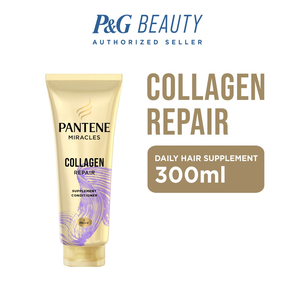 Pantene Miracle Collagen Repair Supplement Conditioner || Conditioner untuk Rambut Diwarnai