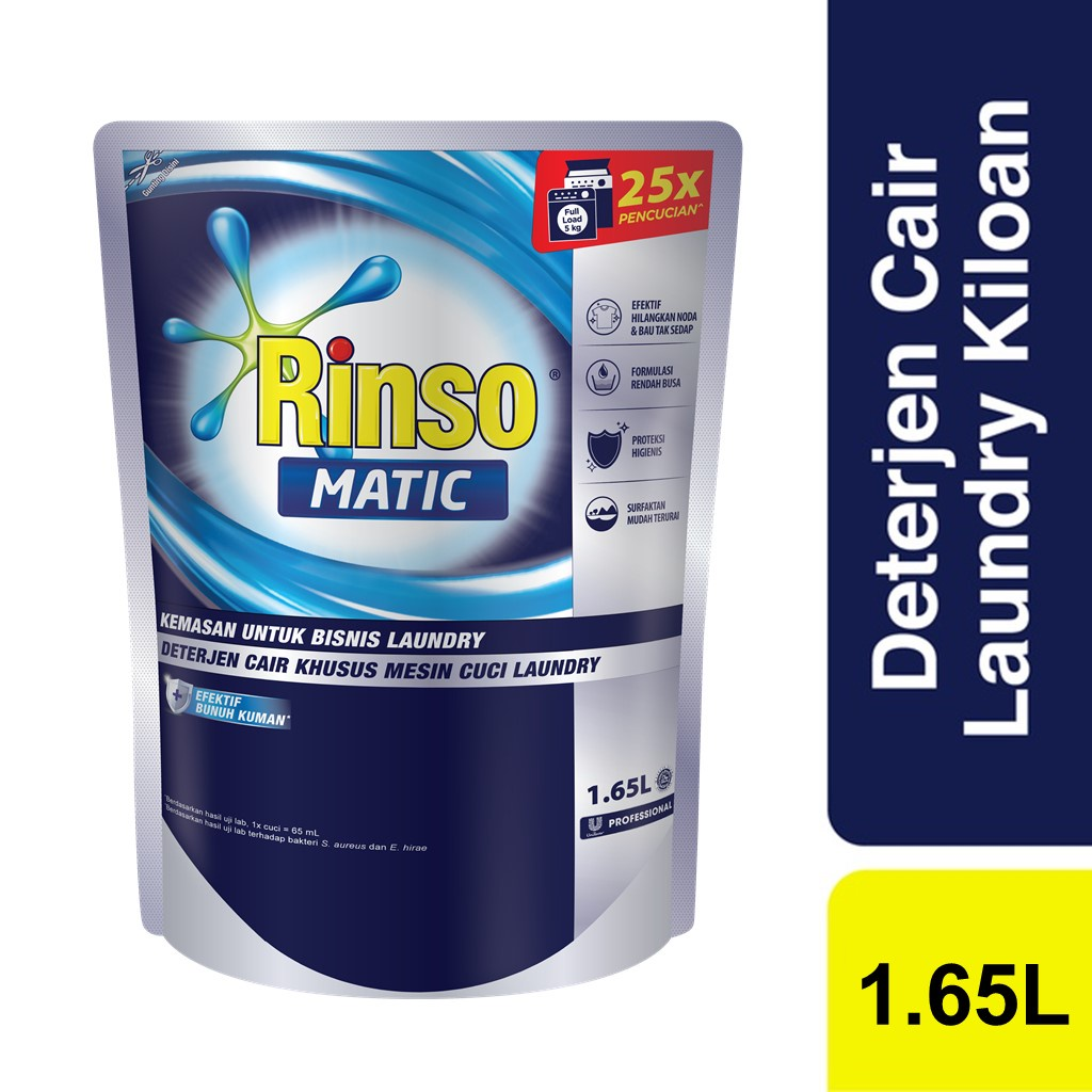 Rinso Matic || Deterjen Untuk Mesin Cuci