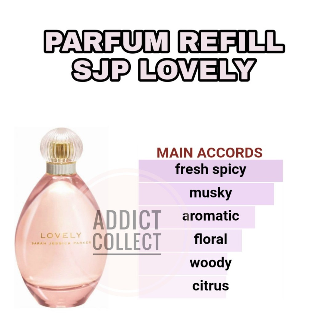 Sarah Jessica Parker Lovely Parfum Refill || Parfum Wanita Isi Ulang Tahan Lama