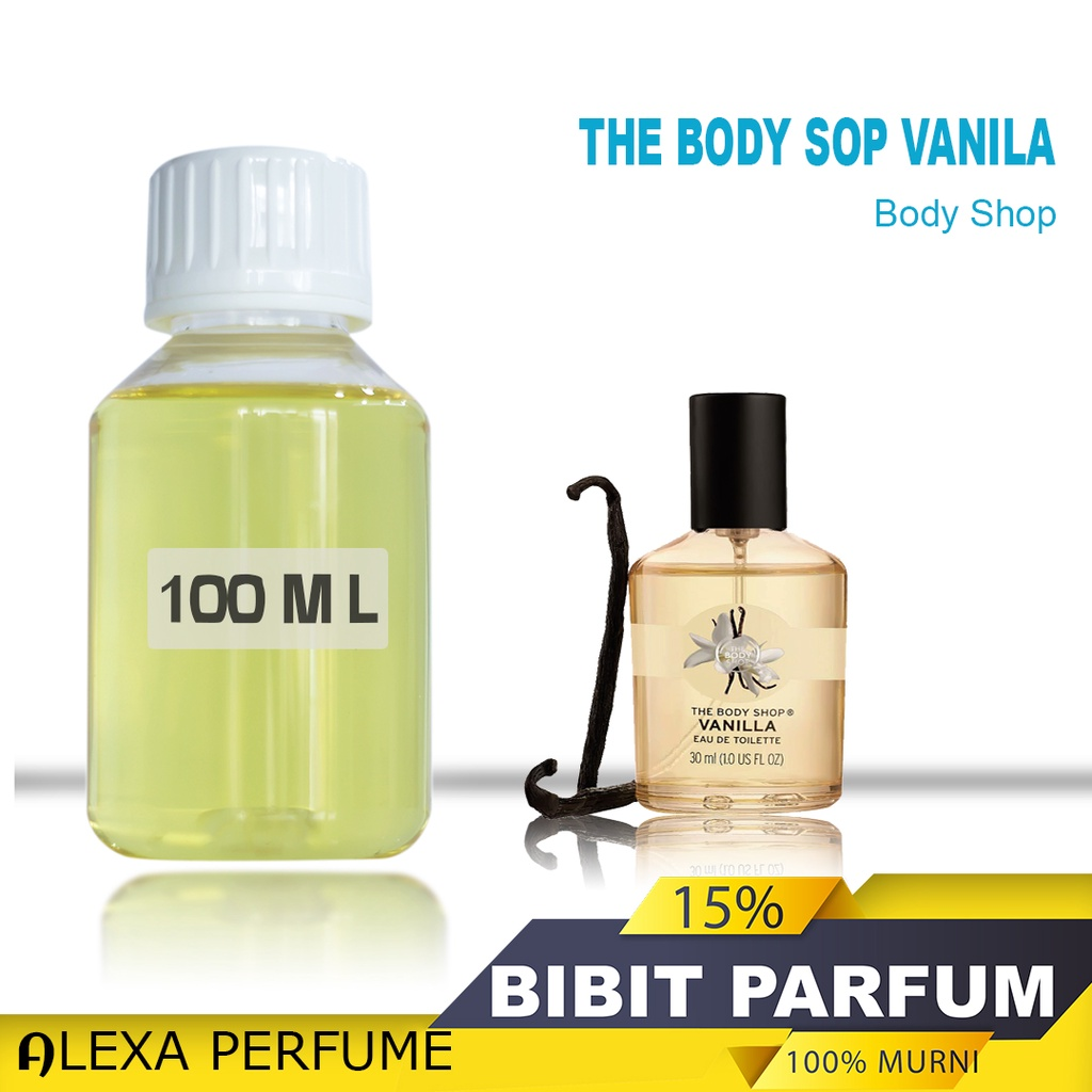 The Body Shop - Vanilla Parfum Refill || Parfum Wanita Isi Ulang Tahan Lama