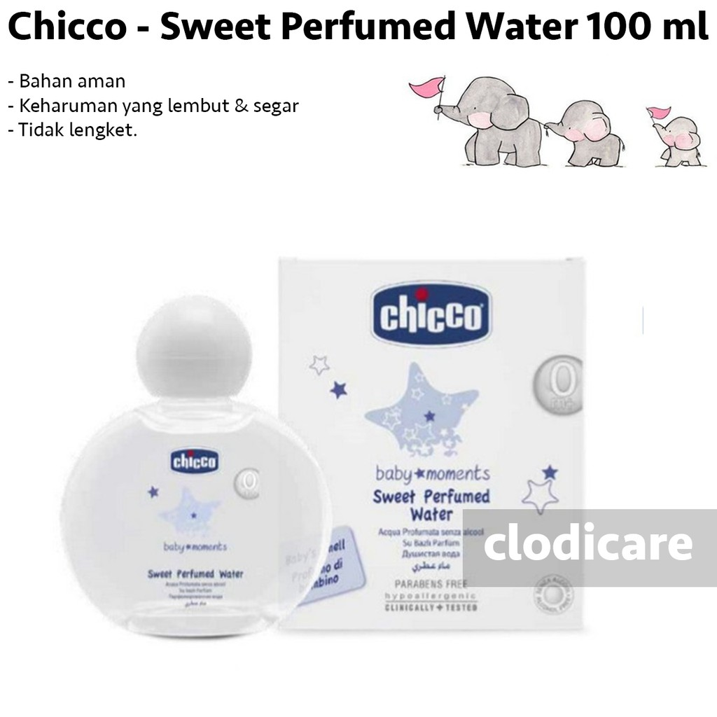 Chicco Baby Moments Sweet Perfumed Water || Parfum Bayi yang Tahan Lama