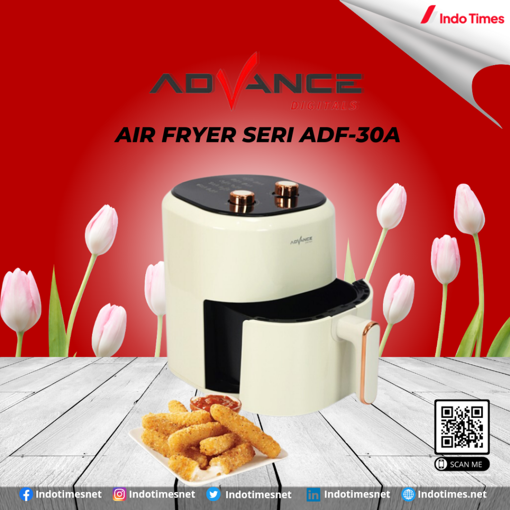 Advance Air Fryer seri ADF-30A || Merk Air Fryer Low Watt Terbaik