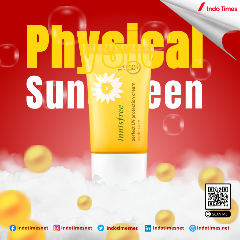Innisfree Perfect UV Protection Cream Triple Care || Physical Sunscreen Terbaik