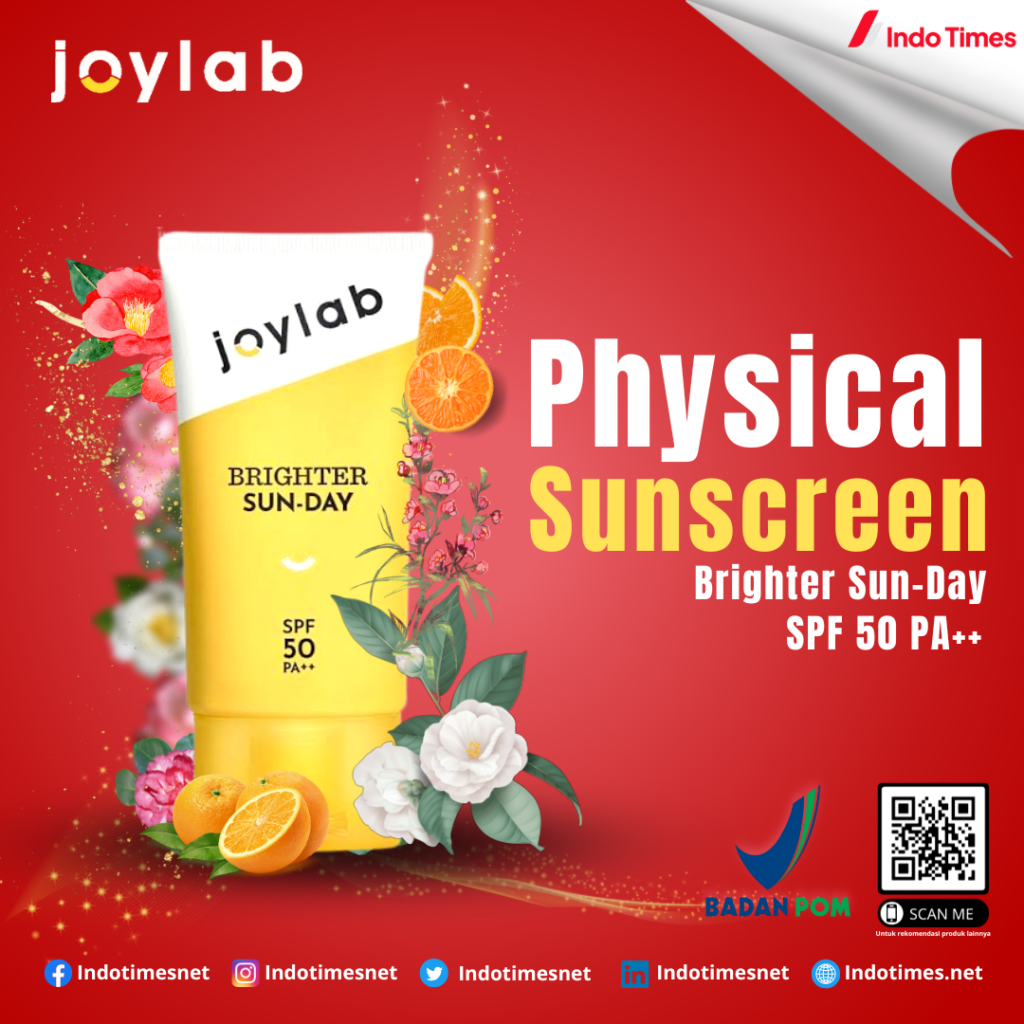 Joylab Brighter Sun-Day || Physical Sunscreen Terbaik