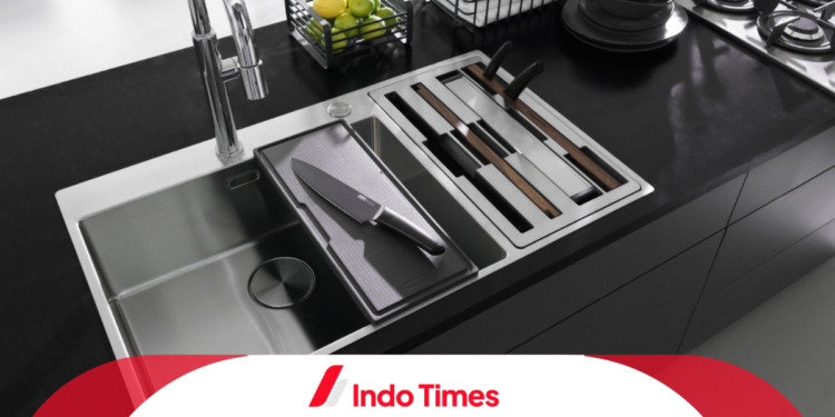 10 Desain Kitchen Sink Modern yang Bikin Makin Semangat Cuci Piring 1 10 Desain Kitchen Sink Modern yang Bikin Makin Semangat Cuci Piring