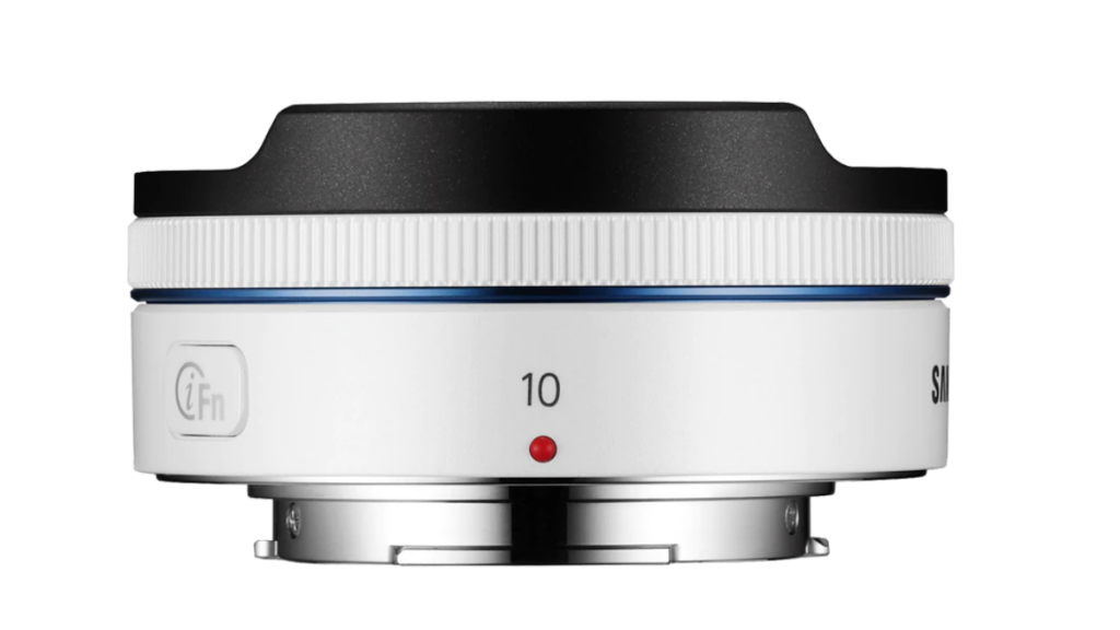 Samsung 10 mm F3.5 Fisheye Lens-White EX-F10ANW || Lensa Kamera Fisheye Terbaik