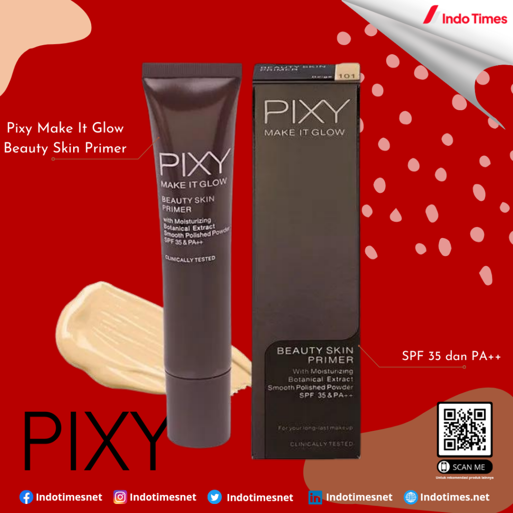 Pixy Make It Glow Beauty Skin Primer || Primer Terbaik Untuk Kulit Kombinasi