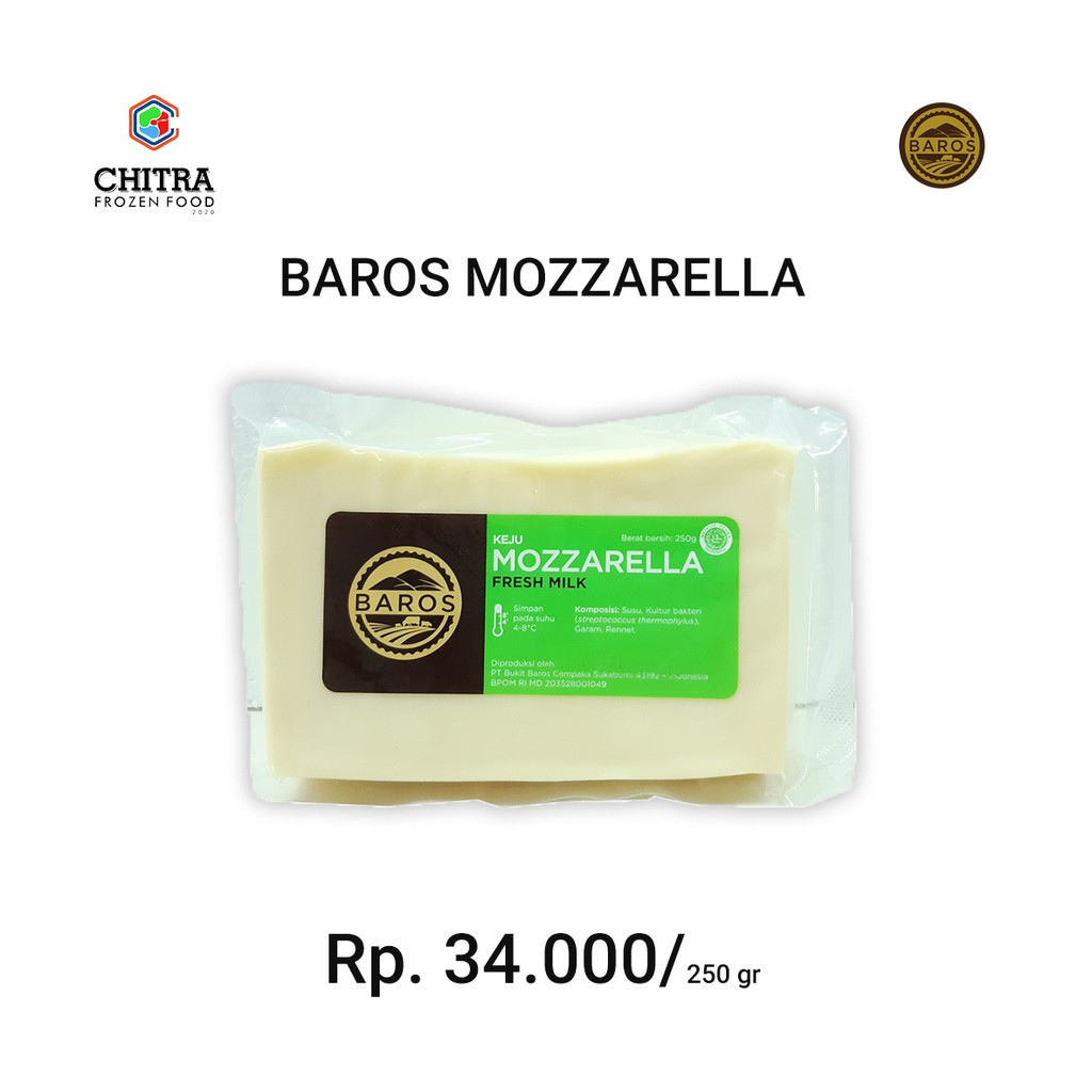 Baros Mozzarella  || Merk Keju Mozarella Murah dan Berkualitas