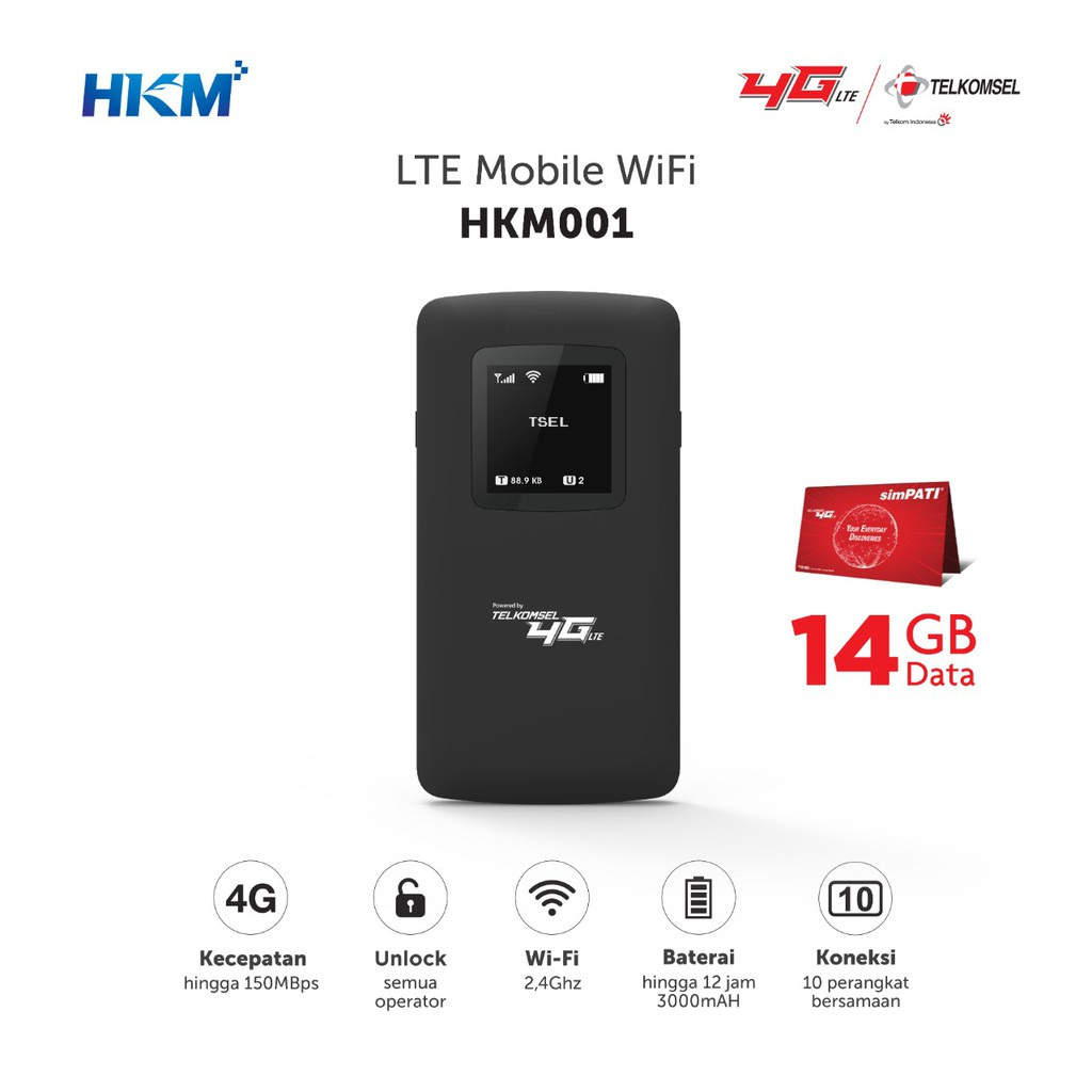 HKM 001 || Merk Modem Mifi 4G Terbaik Paling Direkomendasikan