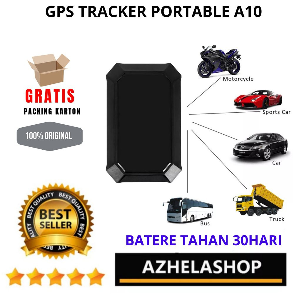 GPS Tracker Portable seri A10 || GPS Tracker Untuk Melindungi Motor