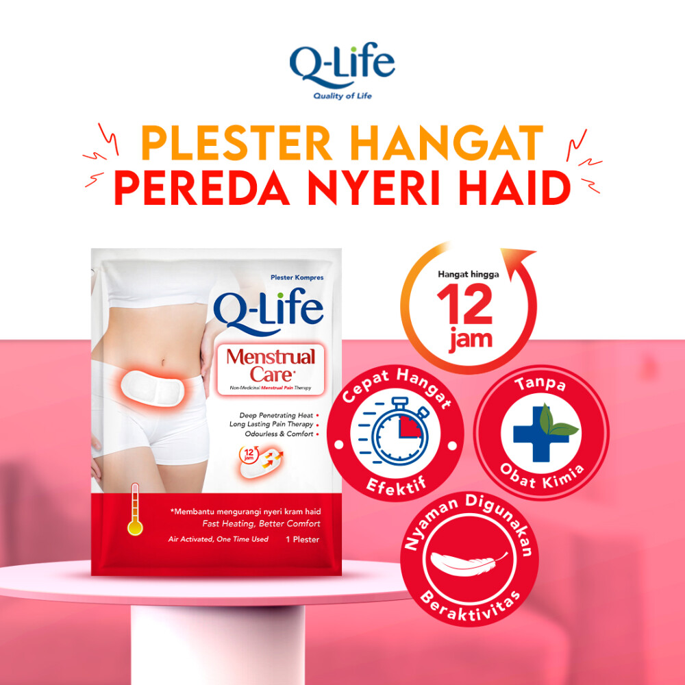 Qlife Menstrual Care Patch || Obat Pereda Nyeri Haid