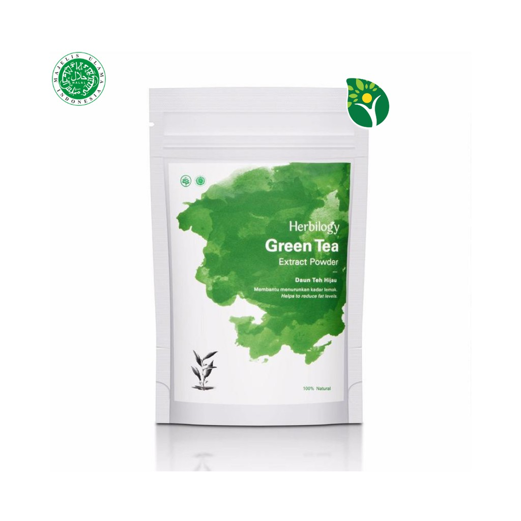 Herbilogy Green Tea Extract Powder || Merk Teh Hijau Untuk Diet Kualitas Terbaik