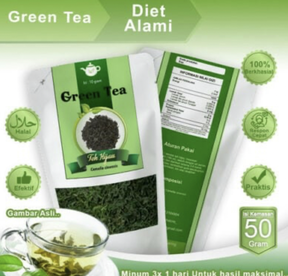 Unikefood Green Tea || Merk Teh Hijau Untuk Diet Kualitas Terbaik