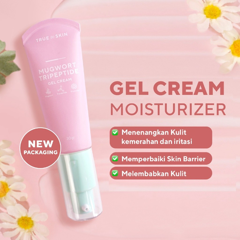 True to Skin Mugwort Tripeptide Moisturizer Gel Cream || Pelembab Non Comedogenic Terbaik