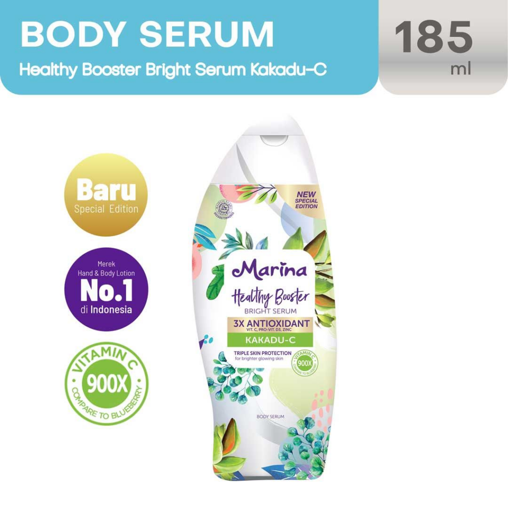 Marina Healthy Booster Body Serum Kakadu-C || Handbody Marina Terbaik