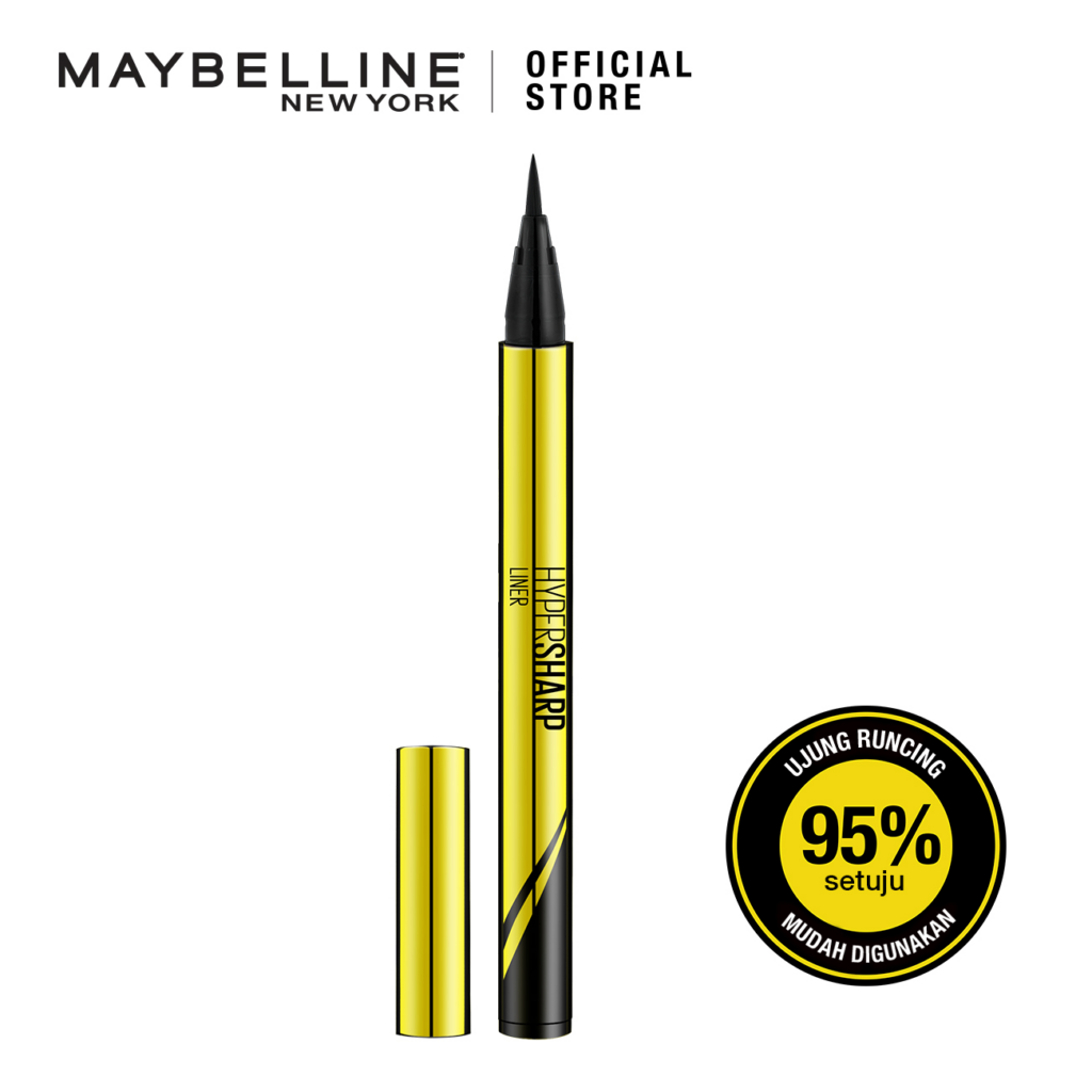 Maybelline Eyestudio Hypersharp Liner || Eyeliner waterproof murah dan tahan lama