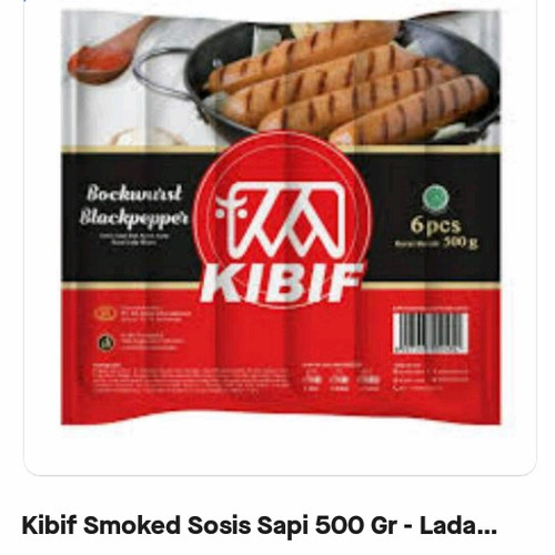 KIBIF varian Lada Hitam || Merk Sosis Ayam Dan Sapi Paling Enak