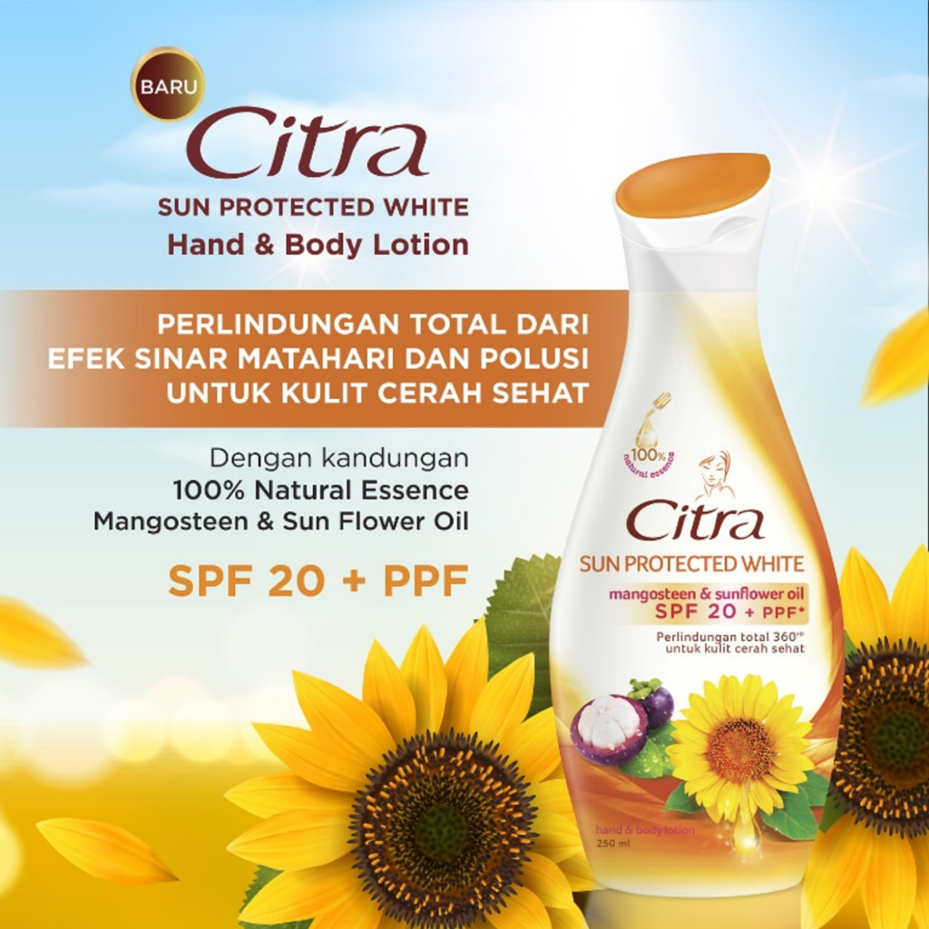 Citra Sun Protect Glow SPF 20 || Handbody Citra Terbaik