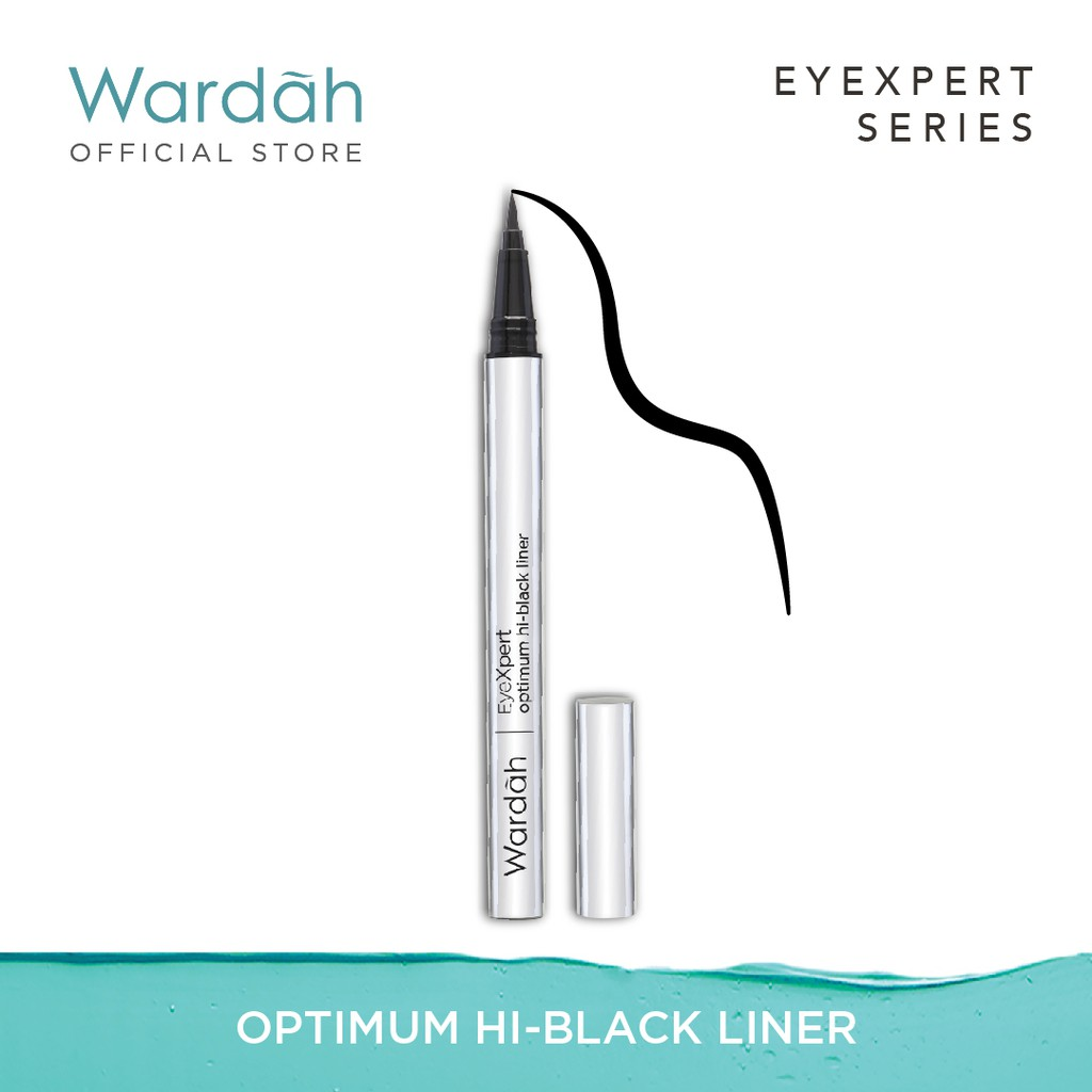 Wardah EyeXpert Optimum Hi-Black Liner || Eyeliner waterproof murah dan tahan lama
