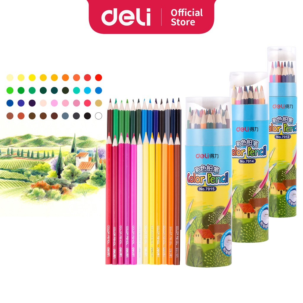 Deli Colored Pencil || Merk Pensil Warna yang Bagus