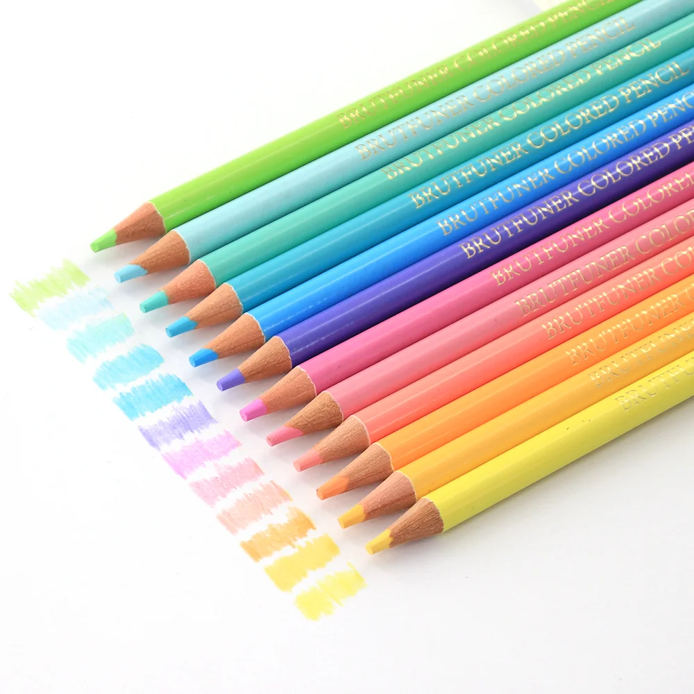Brutfuner Macaron 50 Colored Pencils Set || Merk Pensil Warna yang Bagus