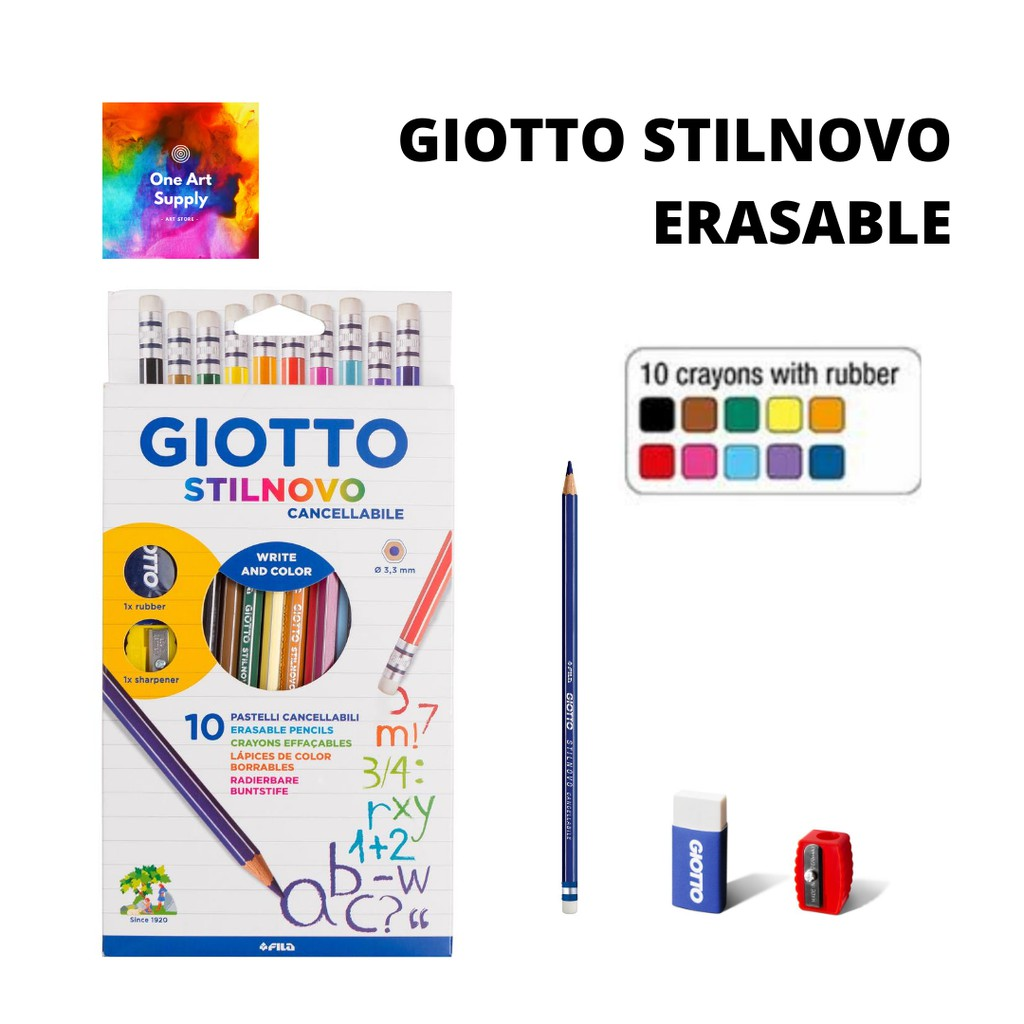 Giotto Stilnovo Erasable || Merk Pensil Warna yang Bagus