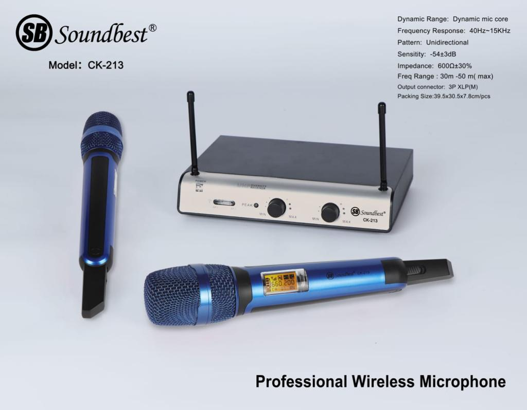 Soundbest Microphone Wireless  || merk mic yang bagus untuk karaoke