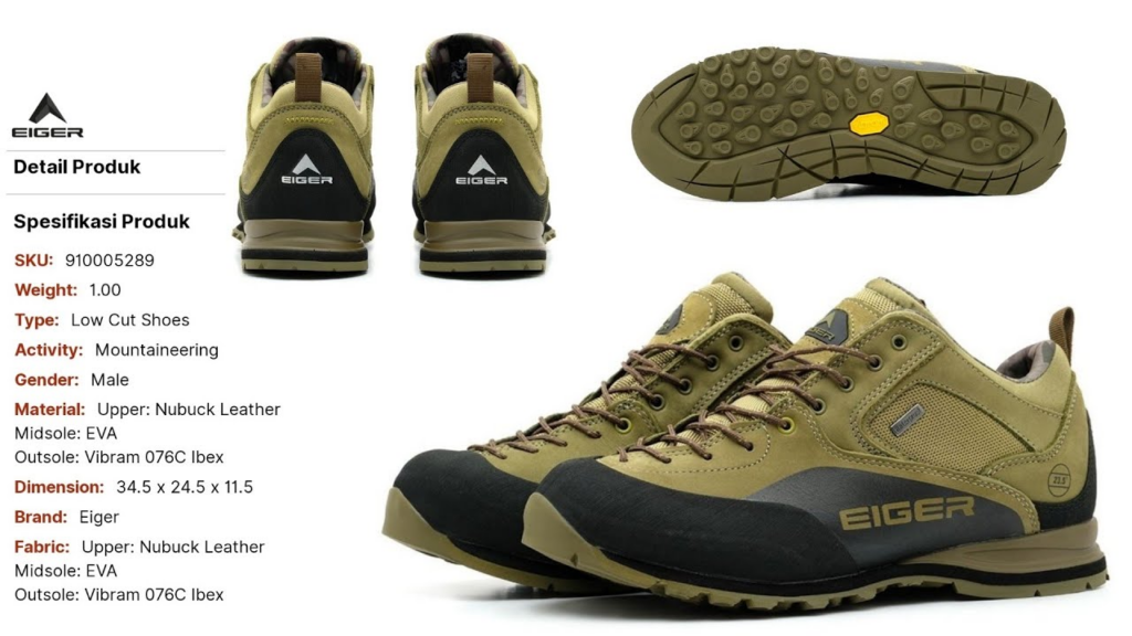 Eiger Anaconda 2.5 || Sepatu Eiger Sport