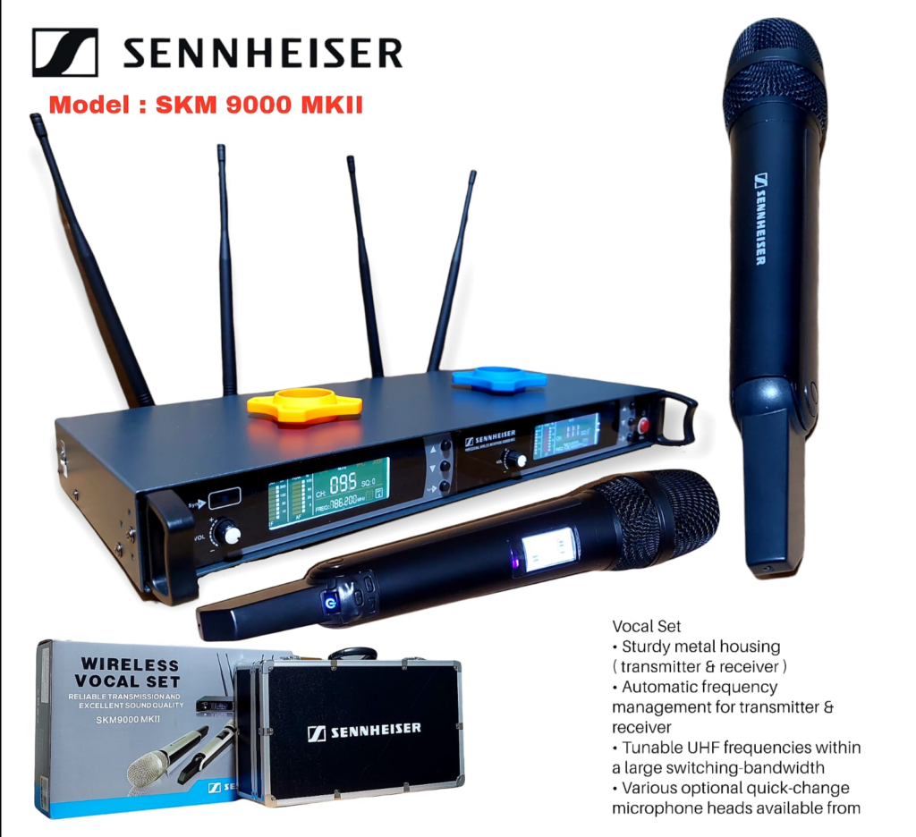 Sennheiser Wireless Microphone || merk mic yang bagus untuk karaoke