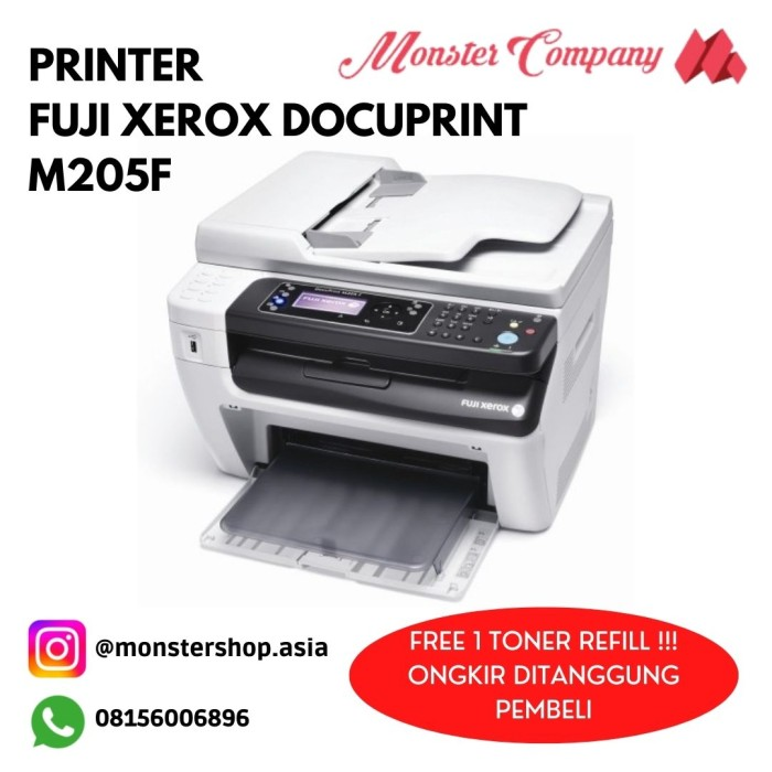 Fuji Xerox Docuprint M205F || Merk Printer Bagus dengan Fitur Canggih
