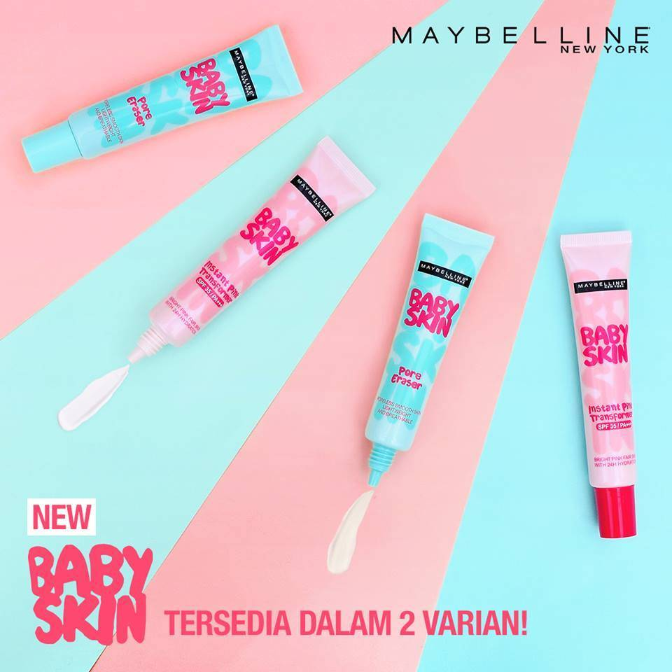 Maybelline New Baby Skin Instant Pore Cleanser || Merk Primer Terbaik Untuk Kulit Berjerawat