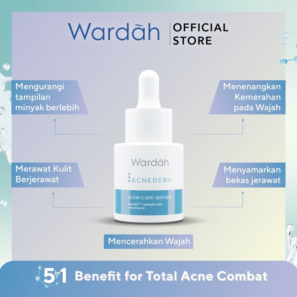 Wardah Acnederm (Acne Care Serum) || Produk Wardah Untuk Kulit Berminyak