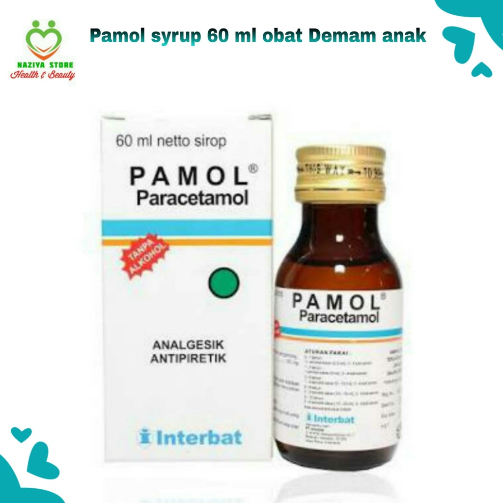 Pamol Paracetamol sirup || Merk Obat Panas Demam Anak Bagus