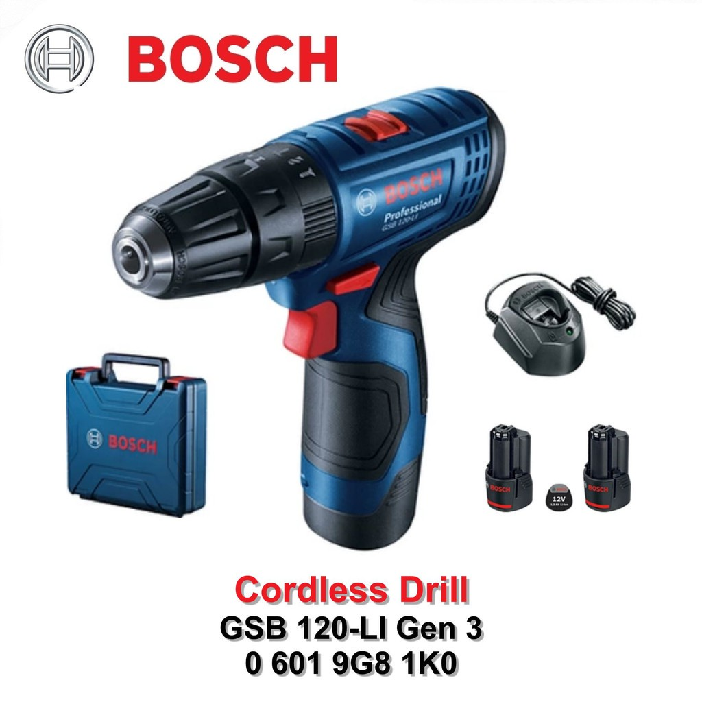 Bosch GSB 120 || Merk Bor Listrik Terbaik