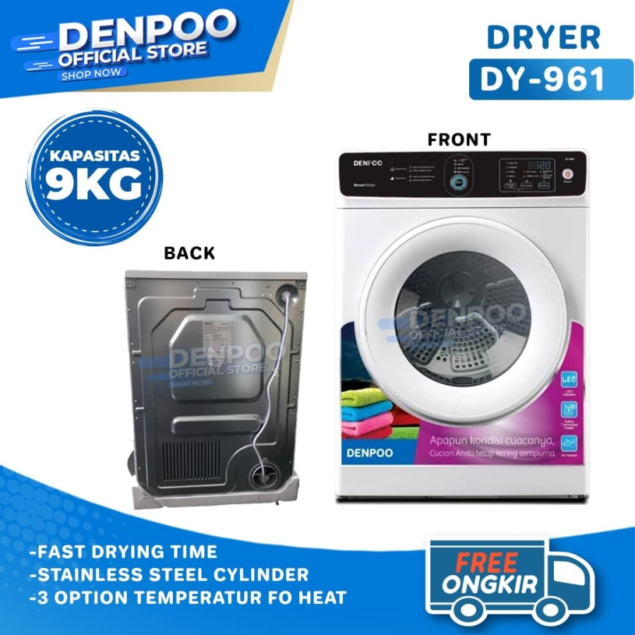 Denpoo Dryer 961 || Merk Mesin Pengering Pakaian Terbaik