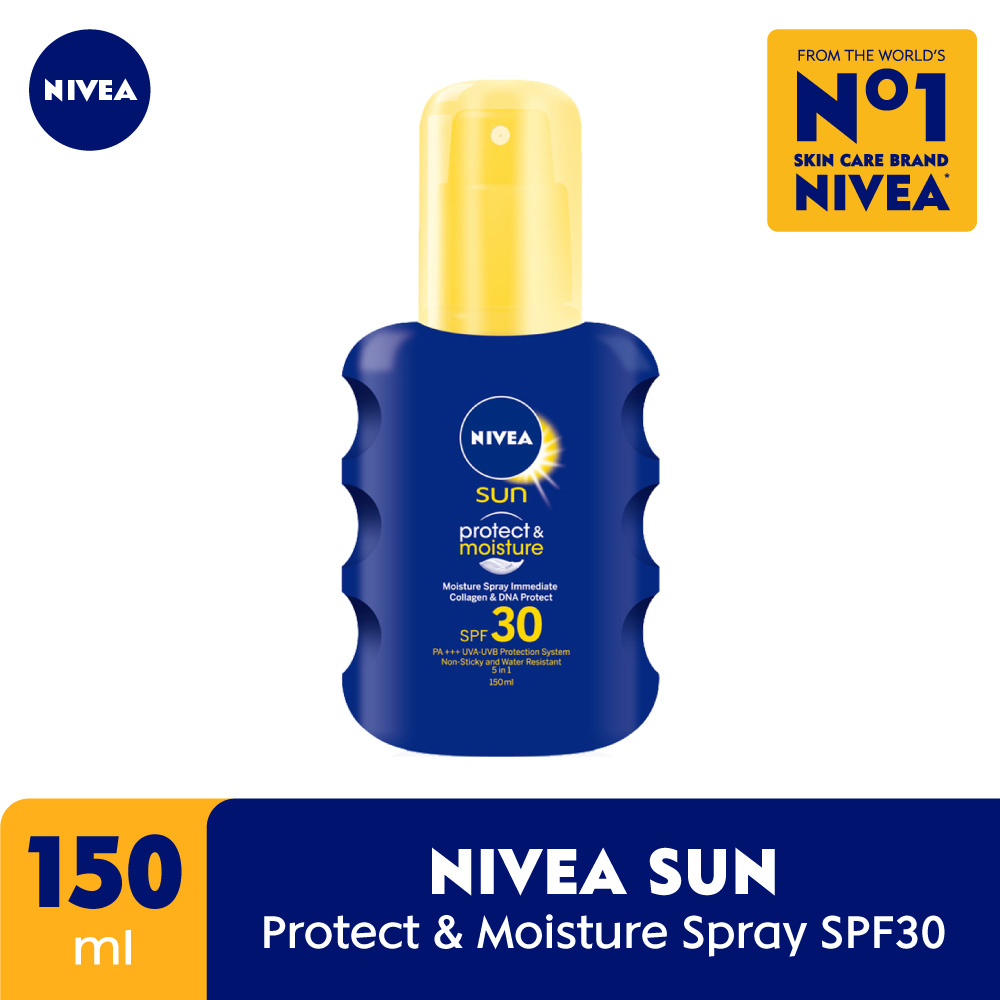 Nivea Sun Protect and Moisture Caring Sunscreen Spray || Sunscreen Spray Wajah Terbaik