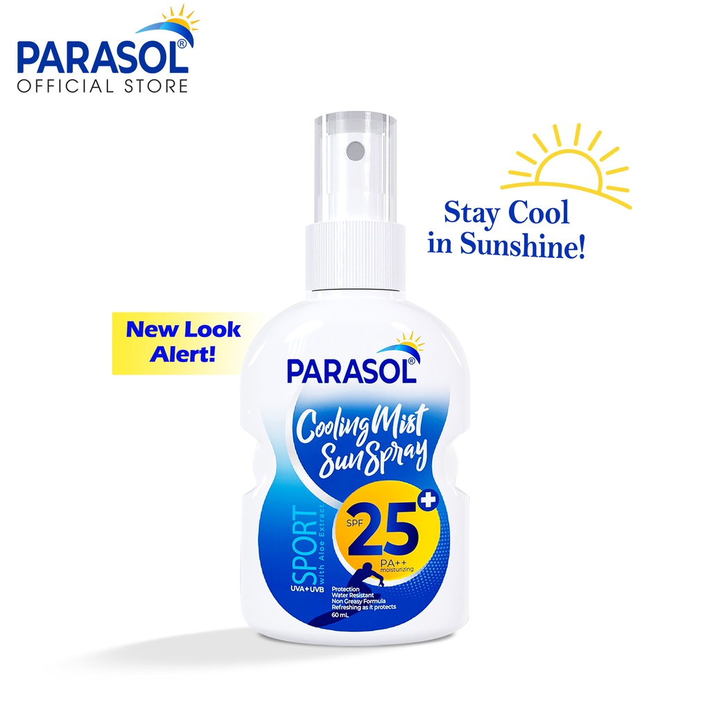 Parasol Cooling Mist Sun Spray || Sunscreen Spray Wajah Terbaik