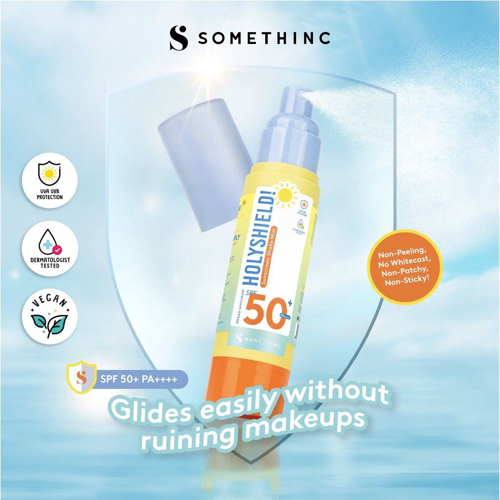 Somethinc Holyshield Sunscreen Shake Mist || Sunscreen Spray Wajah Terbaik