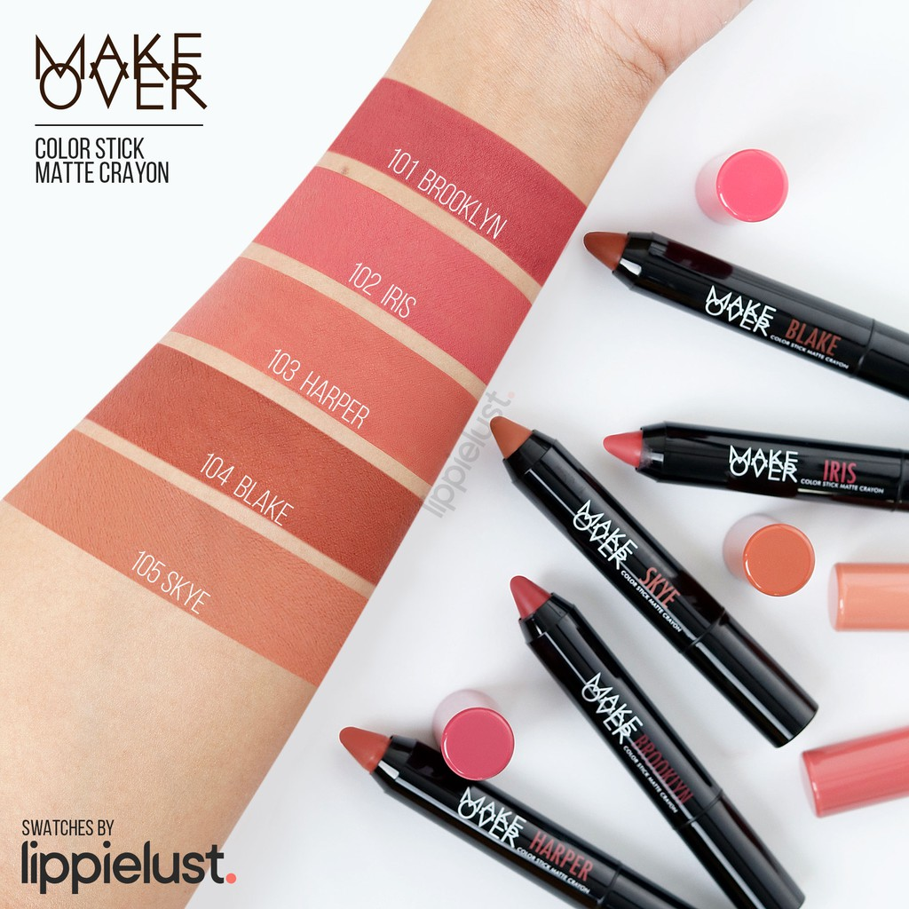 Color Stick Matte Crayon Blake || Lipstik Make Over Matte