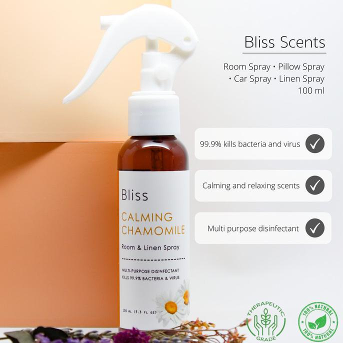 Bliss Scent Desinfektan Pillow Spray || Linen Spray Terbaik