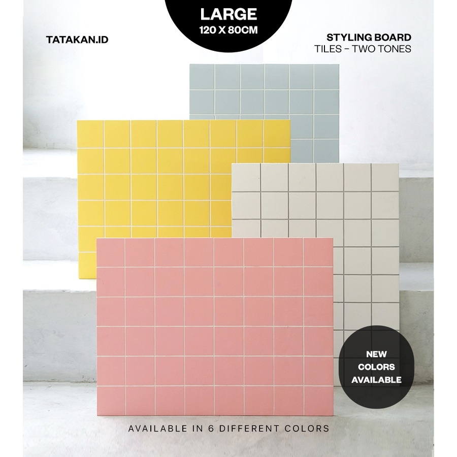 Tiles Series Two Colour || Alas Foto Produk yang Bagus