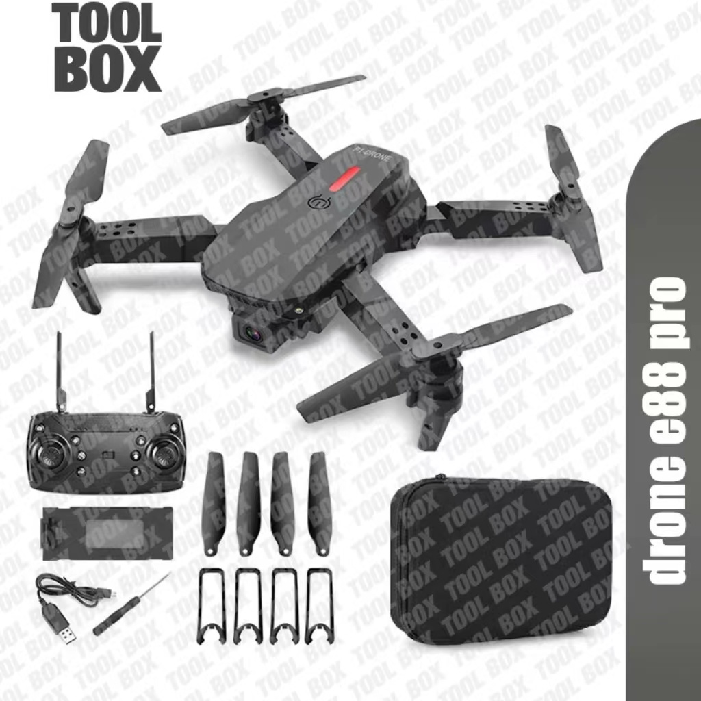 Toolbox Drone E88 Pro || Drone Kamera 4k Murah Terbaik