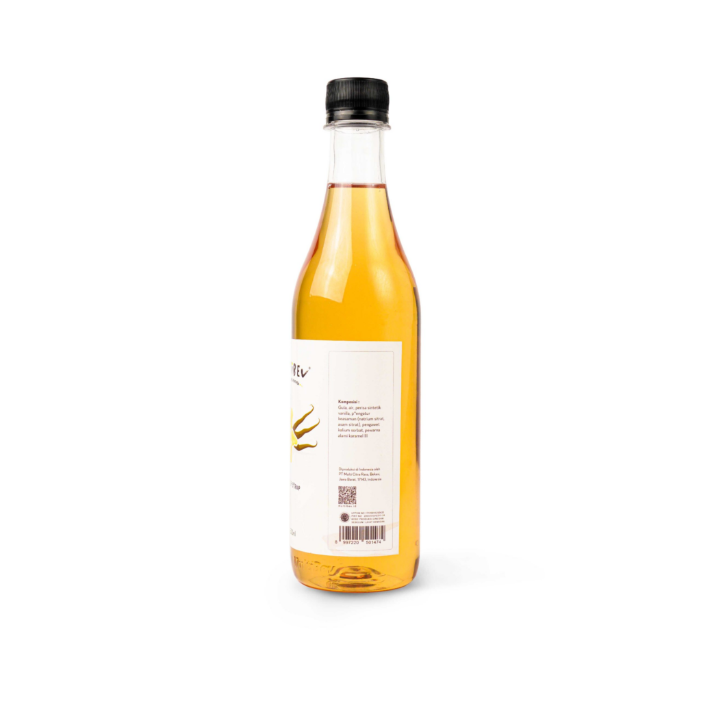 MultiBev Syrup Vanilla Bottle || Merk Sirup Enak dan Menyegarkan