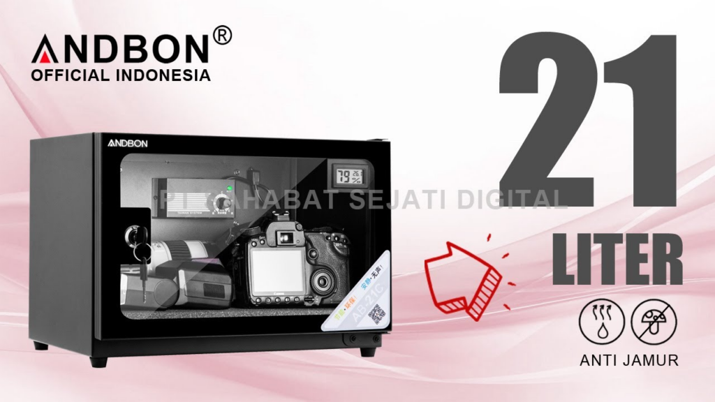 Andbon Digital Drybox 21 Liter AB-21C || Dry Box Kamera Terbaik 